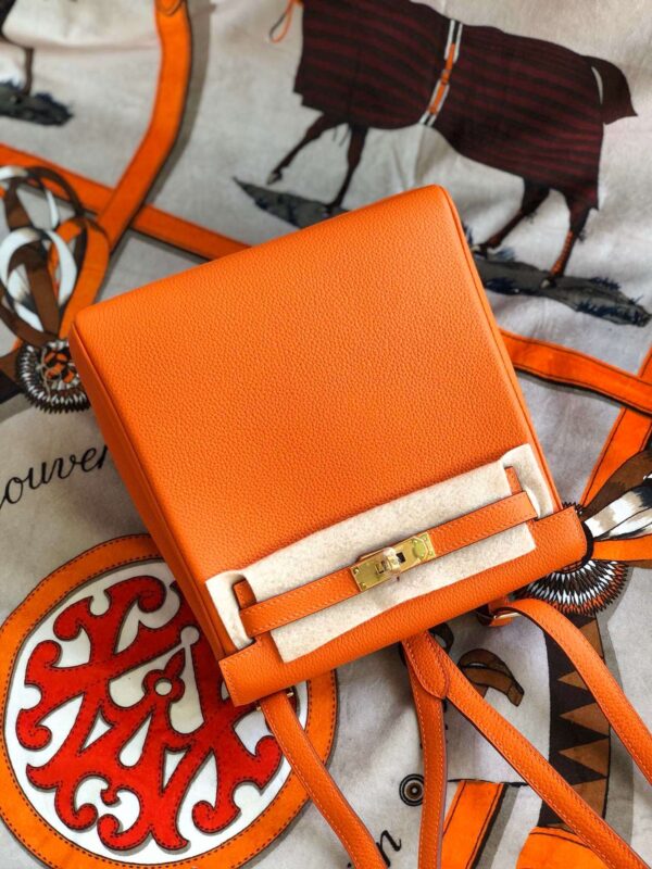 1:1 Replica Kelly Danse II Bag Swift Yellow/Black/Brown/White/Orange For Women 22cm / 8.7in