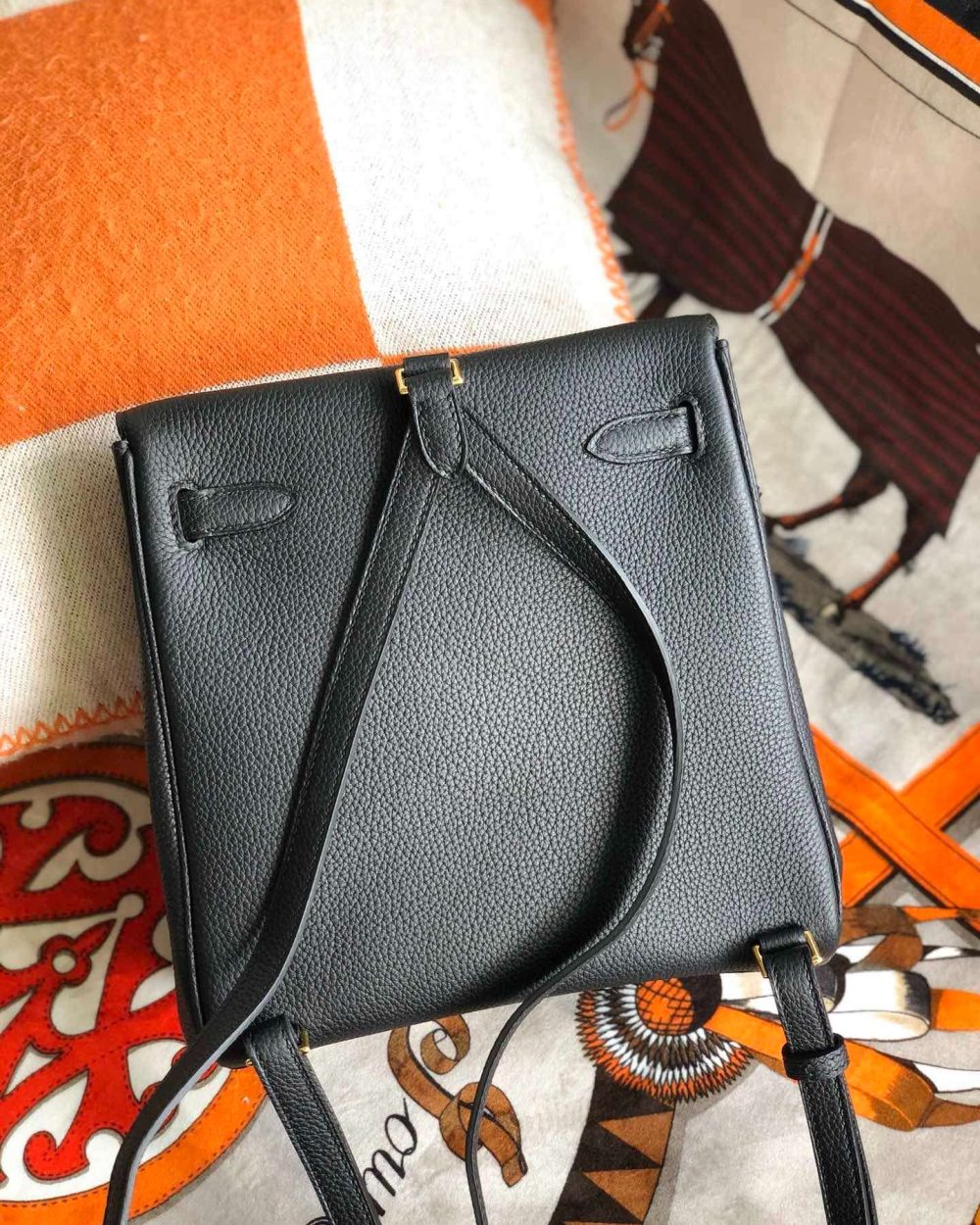 1:1 Replica Kelly Danse II Bag Swift Yellow/Black/Brown/White/Orange For Women 22cm / 8.7in