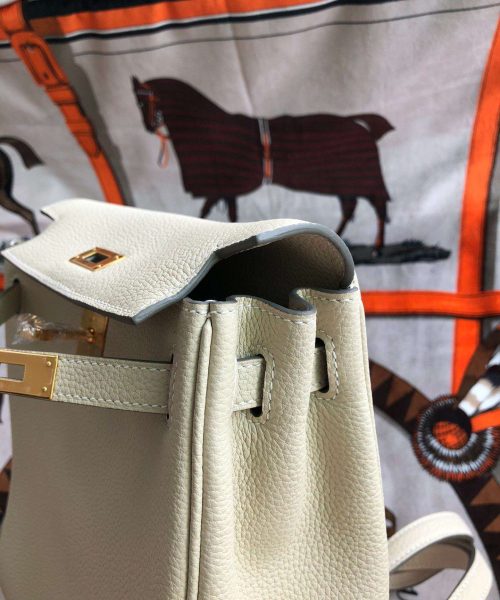1:1 Replica Kelly Danse II Bag Swift Yellow/Black/Brown/White/Orange For Women 22cm / 8.7in