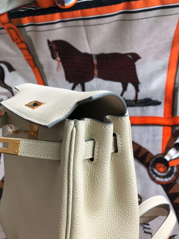 1:1 Replica Kelly Danse II Bag Swift Yellow/Black/Brown/White/Orange For Women 22cm / 8.7in