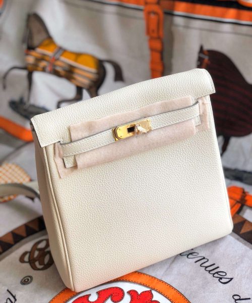 1:1 Replica Kelly Danse II Bag Swift Yellow/Black/Brown/White/Orange For Women 22cm / 8.7in