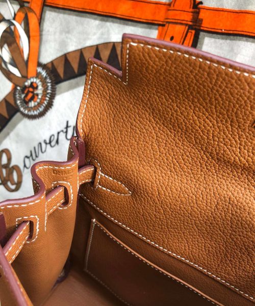 1:1 Replica Kelly Danse II Bag Swift Yellow/Black/Brown/White/Orange For Women 22cm / 8.7in