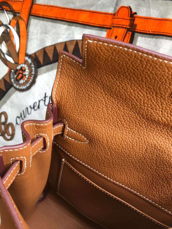 1:1 Replica Kelly Danse II Bag Swift Yellow/Black/Brown/White/Orange For Women 22cm / 8.7in