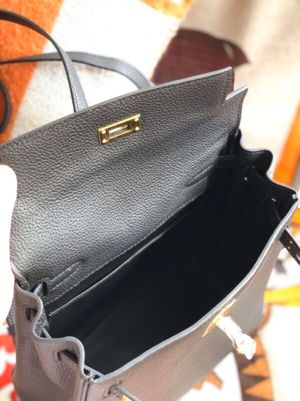 1:1 Replica Kelly Danse II Bag Swift Yellow/Black/Brown/White/Orange For Women 22cm / 8.7in