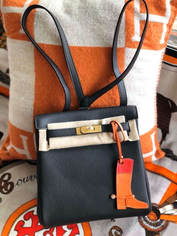 1:1 Replica Kelly Danse II Bag Swift Yellow/Black/Brown/White/Orange For Women 22cm / 8.7in