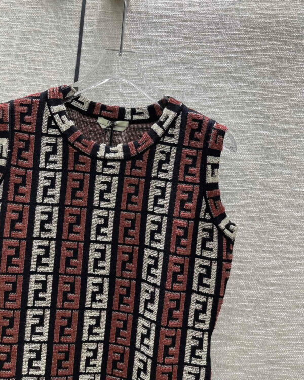 Knit Short Dress Red For Women