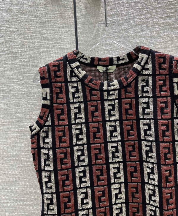 Knit Short Dress Red For Women