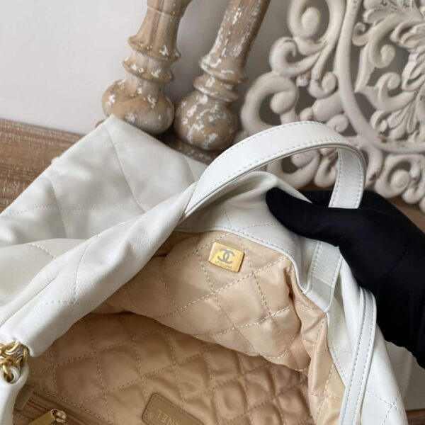 [REP 1:1] Large 22 Backpack Black/White For Women 19.9in / 51cm AS3313