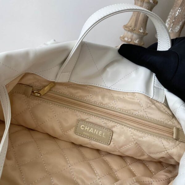 [REP 1:1] Large 22 Backpack Black/White For Women 19.9in / 51cm AS3313