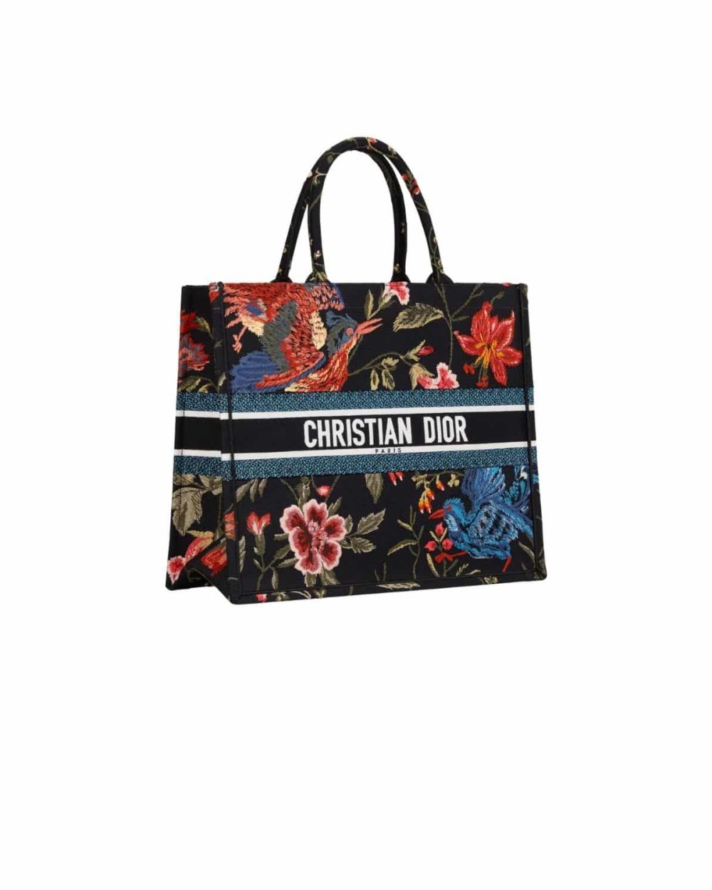 1:1 Replica Large Dior Book Tote Black Multicolor For Women M1286ZEAO_M911 42cm/16.5 inch