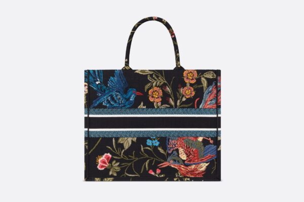 1:1 Replica Large Dior Book Tote Black Multicolor For Women M1286ZEAO_M911 42cm/16.5 inch