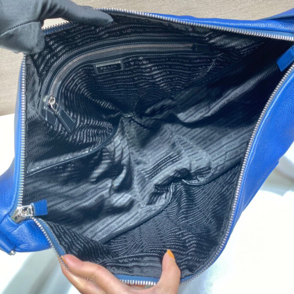 Large Prada Triangle Bag In Blue For Men 22.8in/ 58cm