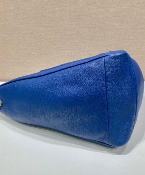 Large Prada Triangle Bag In Blue For Men 22.8in/ 58cm