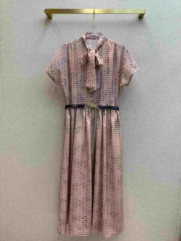 Lavalliere Short Dress Pink For Women