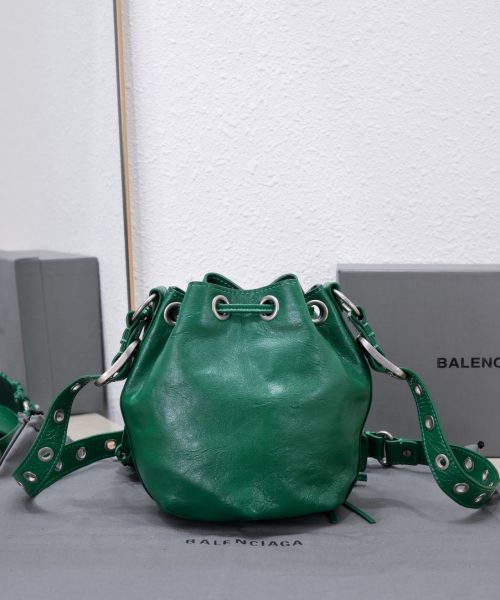 Le Cagole Xs Bucket Bag Purple/Pink/Red/Blue/Green For Women 7.8in/20 cm