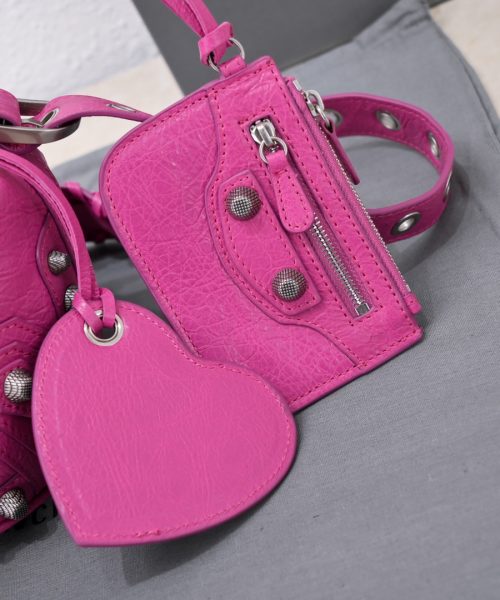 Le Cagole Xs Bucket Bag Purple/Pink/Red/Blue/Green For Women 7.8in/20 cm