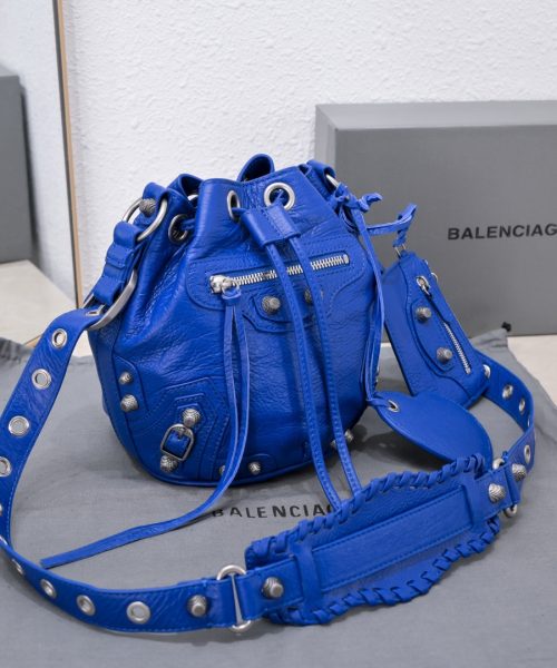 Le Cagole Xs Bucket Bag Purple/Pink/Red/Blue/Green For Women 7.8in/20 cm