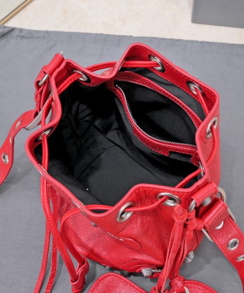 Le Cagole Xs Bucket Bag Purple/Pink/Red/Blue/Green For Women 7.8in/20 cm