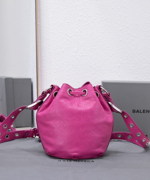 Le Cagole Xs Bucket Bag Purple/Pink/Red/Blue/Green For Women 7.8in/20 cm