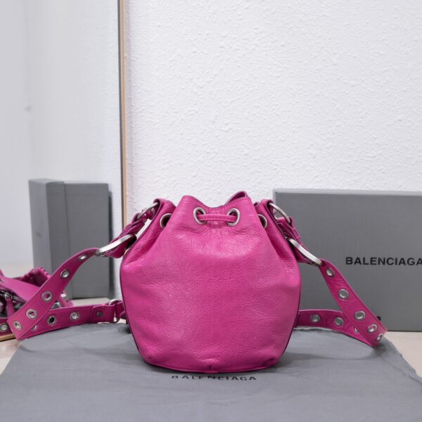 Le Cagole Xs Bucket Bag Purple/Pink/Red/Blue/Green For Women 7.8in/20 cm