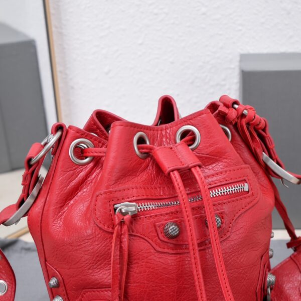 Le Cagole Xs Bucket Bag Purple/Pink/Red/Blue/Green For Women 7.8in/20 cm