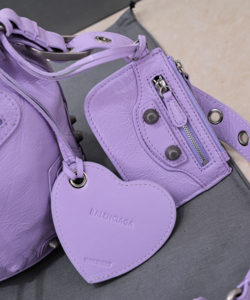 Le Cagole Xs Bucket Bag Purple/Pink/Red/Blue/Green For Women 7.8in/20 cm