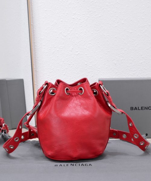 Le Cagole Xs Bucket Bag Purple/Pink/Red/Blue/Green For Women 7.8in/20 cm