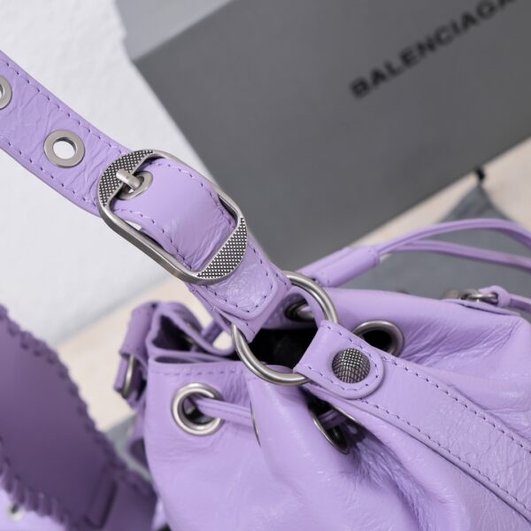 Le Cagole Xs Bucket Bag Purple/Pink/Red/Blue/Green For Women 7.8in/20 cm