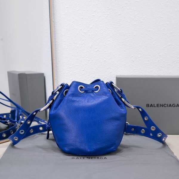 Le Cagole Xs Bucket Bag Purple/Pink/Red/Blue/Green For Women 7.8in/20 cm