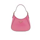 Leather Shoulder Bag Pink For Women 1BC179_2A3A_F0ZCL_V_OOO 10in/26cm
