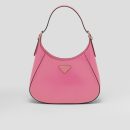 Leather Shoulder Bag Pink For Women 1BC179_2A3A_F0ZCL_V_OOO 10in/26cm