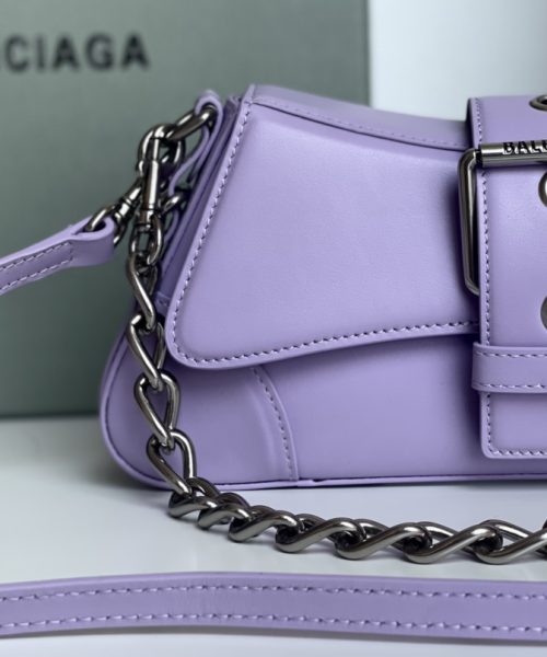 Lindsay Small Shoulder Bag In Green/Purple/Black For Women 11.4in/29cm