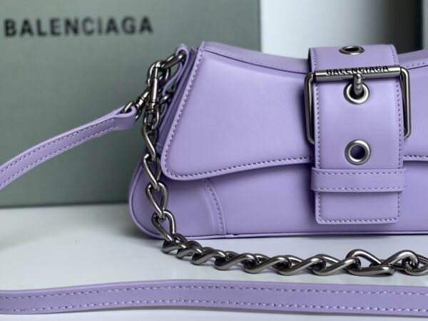 Lindsay Small Shoulder Bag In Green/Purple/Black For Women 11.4in/29cm