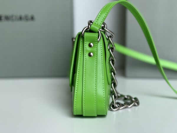 Lindsay Small Shoulder Bag In Green/Purple/Black For Women 11.4in/29cm