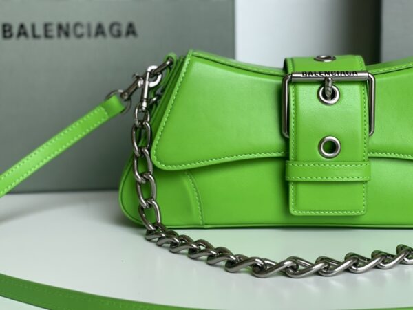 Lindsay Small Shoulder Bag In Green/Purple/Black For Women 11.4in/29cm