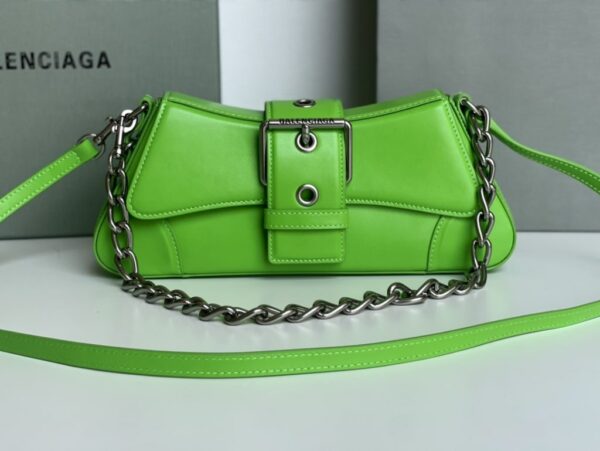 Lindsay Small Shoulder Bag In Green/Purple/Black For Women 11.4in/29cm