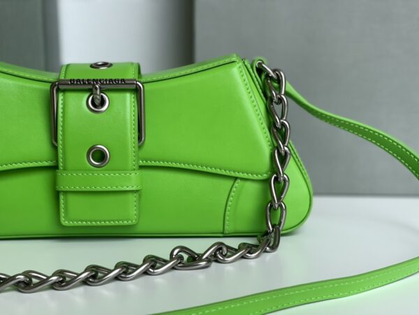 Lindsay Small Shoulder Bag In Green/Purple/Black For Women 11.4in/29cm