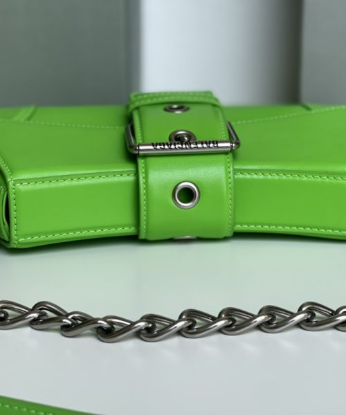 Lindsay Small Shoulder Bag In Green/Purple/Black For Women 11.4in/29cm