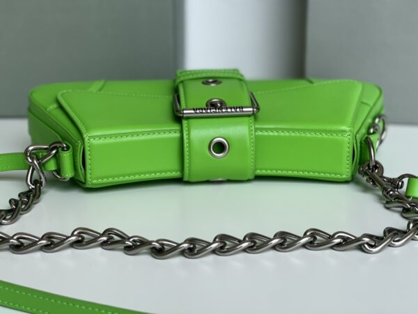 Lindsay Small Shoulder Bag In Green/Purple/Black For Women 11.4in/29cm