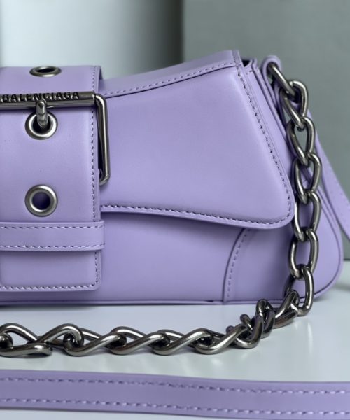 Lindsay Small Shoulder Bag In Green/Purple/Black For Women 11.4in/29cm