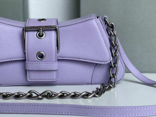 Lindsay Small Shoulder Bag In Green/Purple/Black For Women 11.4in/29cm