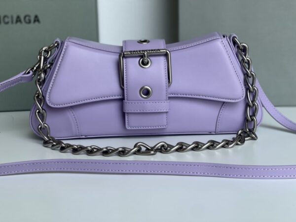 Lindsay Small Shoulder Bag In Green/Purple/Black For Women 11.4in/29cm