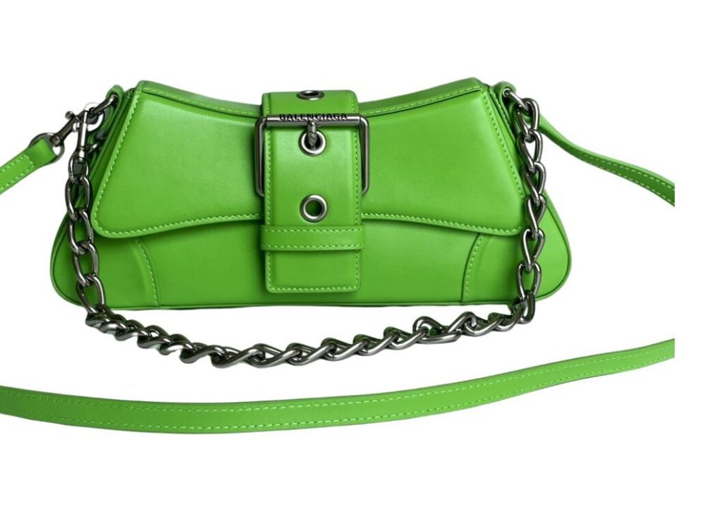 Lindsay Small Shoulder Bag In Green/Purple/Black For Women 11.4in/29cm
