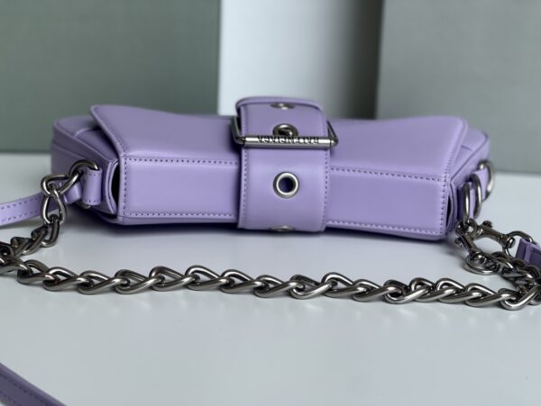 Lindsay Small Shoulder Bag In Green/Purple/Black For Women 11.4in/29cm