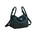 1:1 Replica Lindy Mini Black/Dark Green For Women 19cm / 7.4in