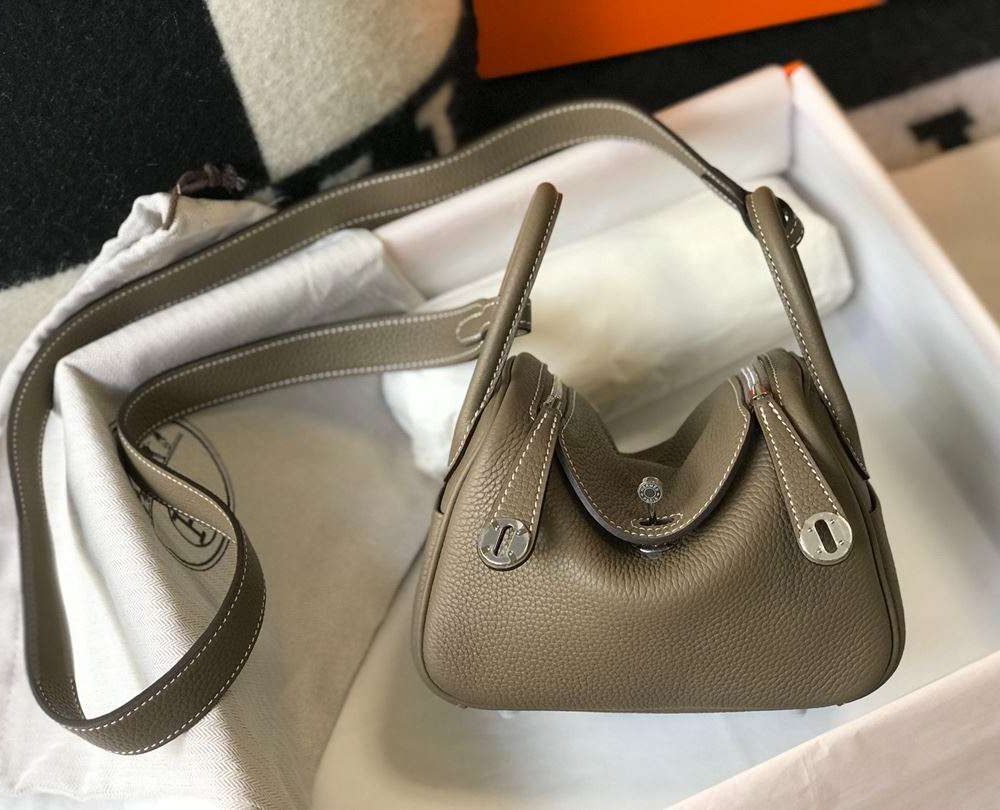 1:1 Replica Lindy Mini Black/Dark Green For Women 19cm / 7.4in