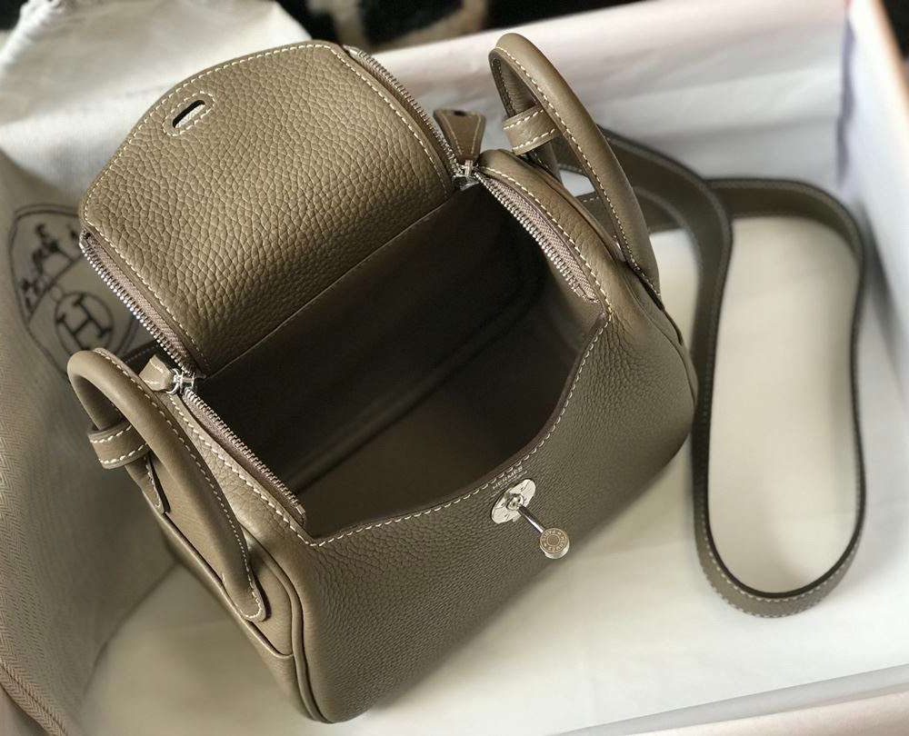 1:1 Replica Lindy Mini Black/Dark Green For Women 19cm / 7.4in