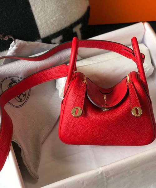 1:1 Replica Lindy Mini White/Burgundy/Green/Red/Yellow For Women 19cm / 7.4in