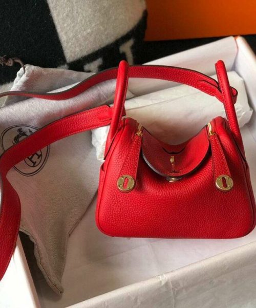1:1 Replica Lindy Mini White/Burgundy/Green/Red/Yellow For Women 19cm / 7.4in