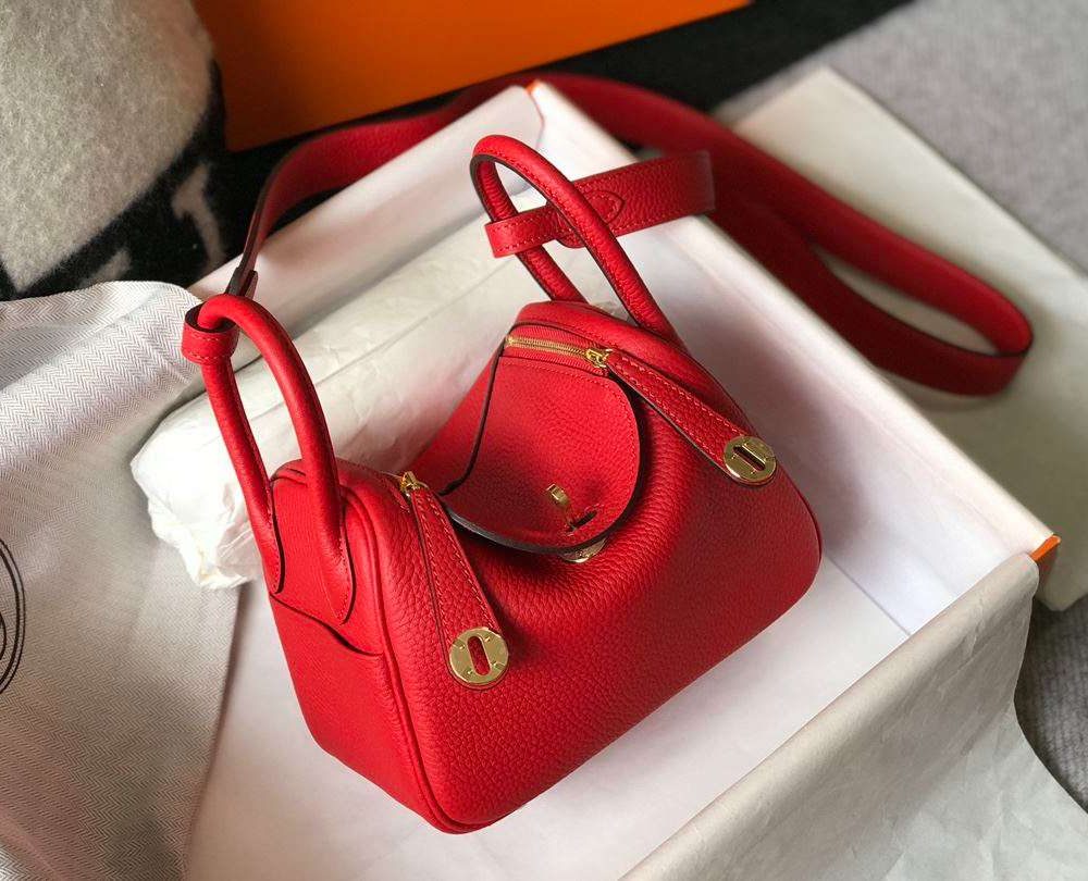 1:1 Replica Lindy Mini White/Burgundy/Green/Red/Yellow For Women 19cm / 7.4in